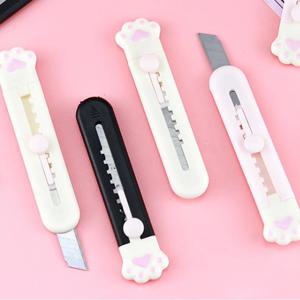 고양이 발바닥 냥젤리 미니칼 3컬러 - 귀여운 고양이칼 냥발칼 미니커터칼 택배칼 언박싱칼