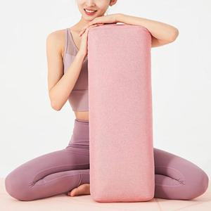 [해외] 소프트 워셔블 사각 휴대용 요가볼스터 요가베개 4색