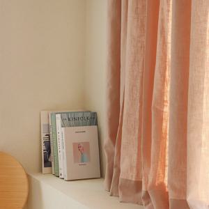 빈티지 핑크베이지 오리지널 바람막이 린넨커튼 6size 11color