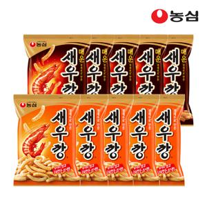 농심 새우깡 5봉 + 매운새우깡 5봉 (총10봉)