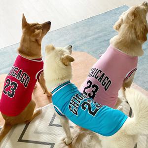 강아지 대형견 농구유니폼 나시 실내복 외출복 4colors L-5XL
