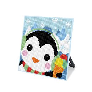 DIY 보석십자수 스탠드형 큐트 20x20cm DS13_(소)펭귄과 아이스크림