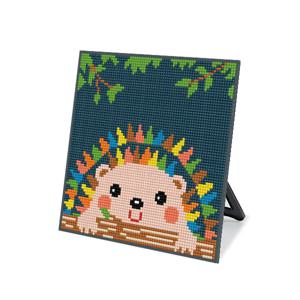 DIY 보석십자수 스탠드형 큐트 20x20cm DS17_(소)알록달록 고슴도치