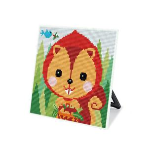 DIY 보석십자수 스탠드형 큐트 20x20cm DS20_(소)다람쥐의 소풍