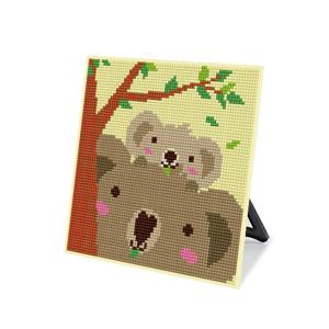 DIY 보석십자수 스탠드형 큐트 20x20cm DS37_(소)엄마랑 아기 코알라