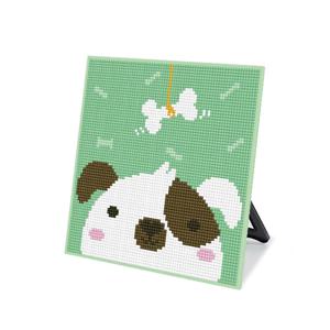 DIY 보석십자수 스탠드형 큐트 20x20cm DS43_(소)해피 강아지