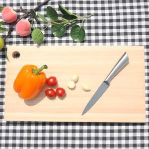 편백나무 히노끼 통원목 도마 CW03
