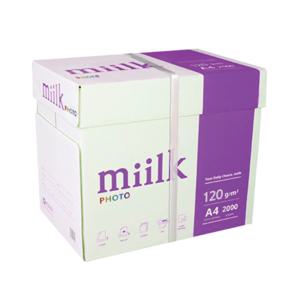 밀크 A4 복사용지(A4용지) 120g 2000매 1BOX