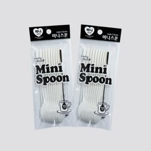 미니스푼 50P 일회용티스푼 바스푼