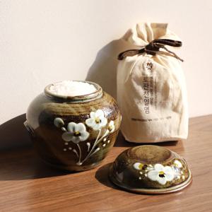 배꽃 국산 긴 항아리, 현관 소금단지 1호