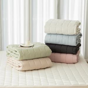 삶은이불 파스텔로 플란넬 고정밴딩 침대패드 SS/Q/SK 6colors
