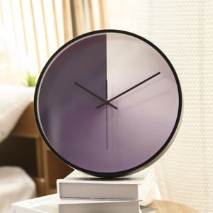 그라데이션 무소음 벽시계 미니멀 라이프 5colors