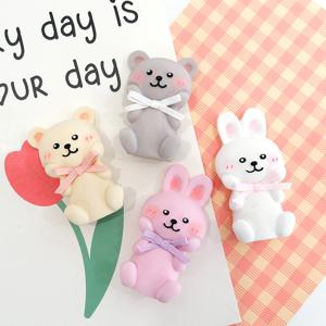 모찌볼토끼 곰돌이 +리필오일+선물포장 차량용방향제 차량용석고방향제