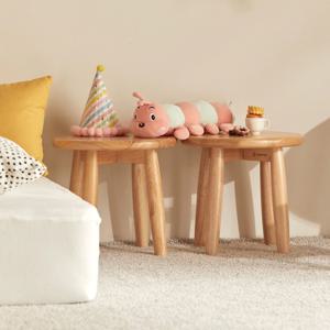 올라운드 원목 키즈 유아 스툴