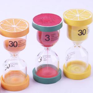 시간습관 탁상 과일 모래시계 1분~60분(3color)