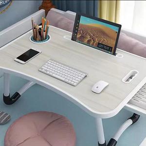 Upgrade 인체공학 좌식테이블 접이식책상 베드트레이 Beige