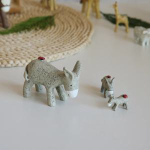 일본 장식 소품 풍뎅이 당나귀 마스코트 미니어처-3type