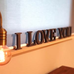 C타입 우드이니셜 나무글자 카페 인테리어 촬영소품 벽장식 방꾸미기