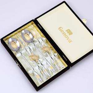 GENOBA 302 순금 명품 웰빙금 수저세트(2벌)/ 답례품