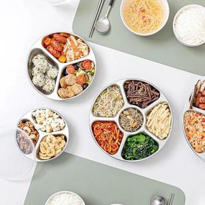 올비아 독립칸칸 찬합 스텐 나눔 반찬통 보관 용기 1호 (3칸)