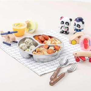 올비아 독립칸칸 찬합 스텐 나눔 반찬통 보관 용기 2호 (3칸)