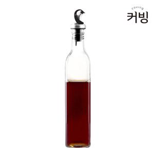 푸어러 사각 오일병 500ml 자동개폐 시럽병 들기름병 식용유 소스통