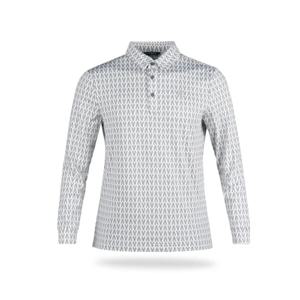 AB2DMTS3505 아날도바시니 남성 패턴 긴팔 골프셔츠