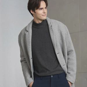 HKWM0HLS 애플라인드 남성 플러피 하이넥 기모 긴팔티셔츠