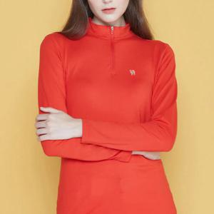 PA20TSFWTS53 팜스프링스 여성 하프넥 반집업 약기모 골프티셔츠