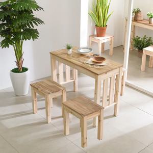 이사벨 원목 슬림 카페 바테이블 1000x450 아카시아 (도장)