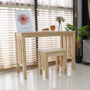 이사벨 슬림 바테이블 1200x450x820 고무나무