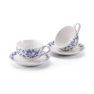 임페리얼블루 티타임 커피잔 4p 예쁜 명품 찻잔 홍차잔 홈카페 집들이 신혼 브런치