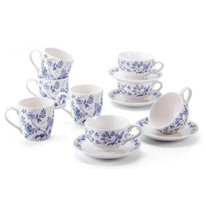 임페리얼블루 티타임세트 12p(커피잔8p+머그잔4p) 컵 커피잔 찻잔 신혼 집들이 홈카페