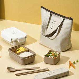 런치박스 어린이 초등소풍 도시락통 가방 세트