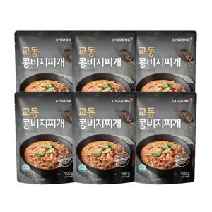 실온탕 콩비지찌개 500g*6팩