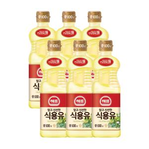 해표 콩기름(식용유) 500ml*6병