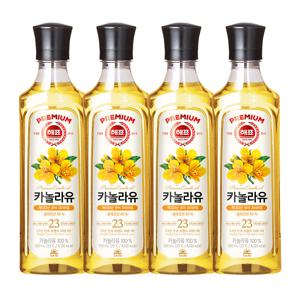 해표 카놀라유 500ml*4병