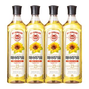 해표 해바라기유 900ml*4병
