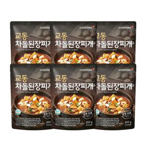 실온탕 차돌된장찌개 450g*6팩