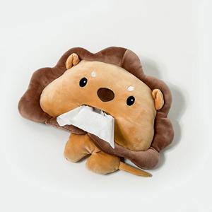 사자 차량용 휴지걸이 캐릭터 인형 티슈 화장지 휴지케이스