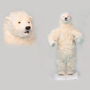 6506 북극곰 동물인형/140cm.H