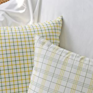 데니스체크 쿠션커버 2size/2design 소파 쇼파 고급쿠션 클래식 체크 산뜻한