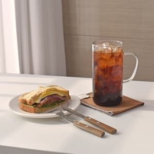 내열유리 손잡이 머그컵 대용량 커피잔 맥주잔 하이볼잔 700ml