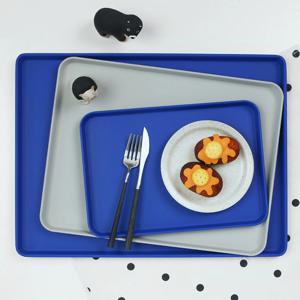 업그레이드 논슬립 메탈트레이 철재 사각 카페쟁반 3size