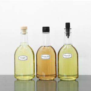 타원오일450ml 유리병 낱개 참기름 들기름 스티커