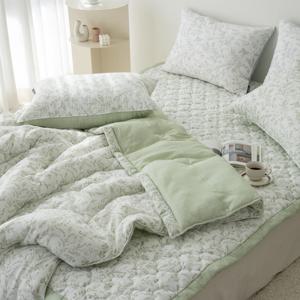 모달100% 라지킹 이불 잔꽃무늬 호텔식 고양이털안붙는이불 2color 2size