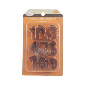 쿠키커터 숫자 9P 2597 쿠키틀 모양틀 과자만들기