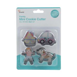 쿠키커터 패밀리 4P 2610 쿠키틀 모양틀 과자만들기