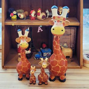 기린인형 가족 4마리세트