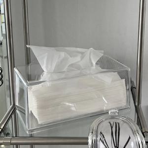 티슈다이브 더넓은 직사각 아크릴 티슈케이스 와이드형